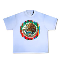 Grape Ice Mexico Coat of Arms Urban Heavy Tee - texasbilliewilder