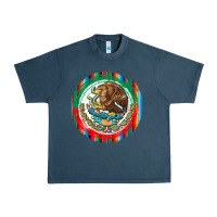 Midnight Navy Mexico Coat of Arms Urban Heavy Tee - texasbilliewilder