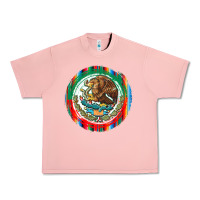 Salmon Mexico Coat of Arms Urban Heavy Tee - texasbilliewilder