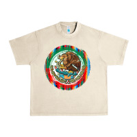 Sandshell Mexico Coat of Arms Urban Heavy Tee - texasbilliewilder