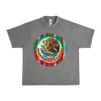 Tornado Mexico Coat of Arms Urban Heavy Tee - texasbilliewilder