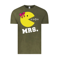 Vintage Olive Mrs Pacman Vintage Tee - linhVisuals