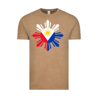 Vintage Coffee philippine flag hoodie pinoy flag filipino shirt pinoy sun Vintage Tee - linhVisuals