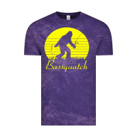 Cloud Purple bassquatch bigfoot Vintage Tee - linhVisuals