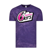 Cloud Purple sydney sixers Vintage Tee - linhVisuals