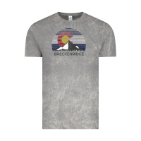 Cloud Rock breckenridge colorado x co flag mountain peak raglan baseball tee Vintage Tee - linhVisuals