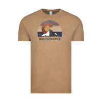 Vintage Coffee breckenridge colorado x co flag mountain peak raglan baseball tee Vintage Tee - linhVisuals