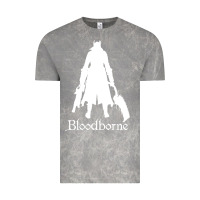 Cloud Rock bloodborne zipped Vintage Tee - linhVisuals