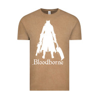 Vintage Coffee bloodborne zipped Vintage Tee - linhVisuals
