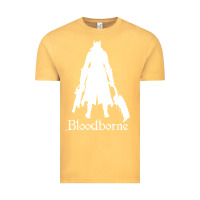 Vintage Mustard bloodborne zipped Vintage Tee - linhVisuals