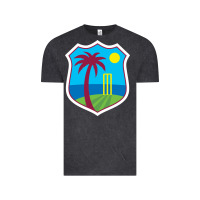 Vintage Black west indies cricket Vintage Tee - linhVisuals