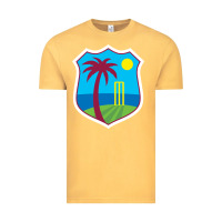 Vintage Mustard west indies cricket Vintage Tee - linhVisuals