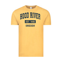 Vintage Mustard hood river oregon or vintage sports established navy design t shirt Vintage Tee - linhVisuals