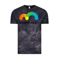 Cloud Black miami open Vintage Tee - linhVisuals