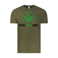 Vintage Olive healthcare thc marijuana cannabis medical Vintage Tee - linhVisuals