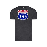 Vintage Black california usa highway 395 hiking fishing climbing adventure premium Vintage Tee - linhVisuals