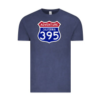 Vintage Denim california usa highway 395 hiking fishing climbing adventure premium Vintage Tee - linhVisuals