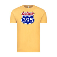 Vintage Mustard california usa highway 395 hiking fishing climbing adventure premium Vintage Tee - linhVisuals