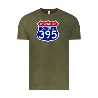 Vintage Olive california usa highway 395 hiking fishing climbing adventure premium Vintage Tee - linhVisuals