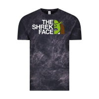 Cloud Black the shrek face Vintage Tee - linhVisuals