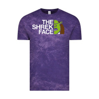 Cloud Purple the shrek face Vintage Tee - linhVisuals