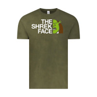 Vintage Olive the shrek face Vintage Tee - linhVisuals