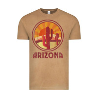 Vintage Camel arizona cactus sunset scene graphic t shirt Vintage Tee - linhVisuals
