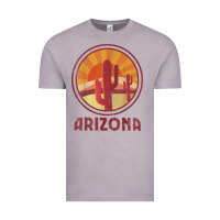 Vintage Zinc arizona cactus sunset scene graphic t shirt Vintage Tee - linhVisuals