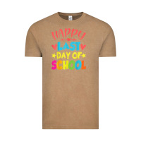 Vintage Coffee happy last day of school teacher boys girls school last day Vintage Tee - linhVisuals
