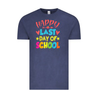 Happy Last Day Of School Teacher Boys Girls School Last Day Vintage Tee | Teevron