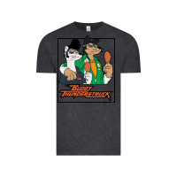 Vintage Black buddy thunderstruck friend Vintage Tee - linhVisuals