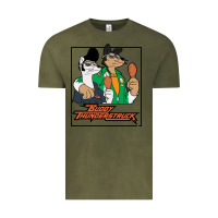 Vintage Olive buddy thunderstruck friend Vintage Tee - linhVisuals
