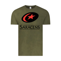 Vintage Olive saracens Vintage Tee - linhVisuals