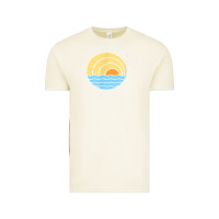 Vintage Arctic cayman islands retro colorful ocean sunset palm tree novelty Vintage Tee - linhVisuals