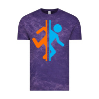 Cloud Purple portal   portal Vintage Tee - linhVisuals