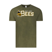 Vintage Olive salt lake city bees Vintage Tee - linhVisuals