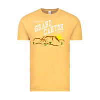 Vintage Mustard arizona grand canyon greetings souvenir tee shirt Vintage Tee - linhVisuals