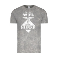 Cloud Rock my husband is a nurse im a proud wife of a nurse Vintage Tee - linhVisuals
