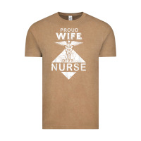 Vintage Coffee my husband is a nurse im a proud wife of a nurse Vintage Tee - linhVisuals