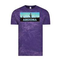 Cloud Purple arizona shirt   saguaro cactus desert landscape t shirt Vintage Tee - linhVisuals