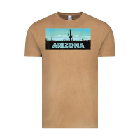 Arizona Shirt   Saguaro Cactus Desert Landscape T Shirt Vintage Tee | Teevron