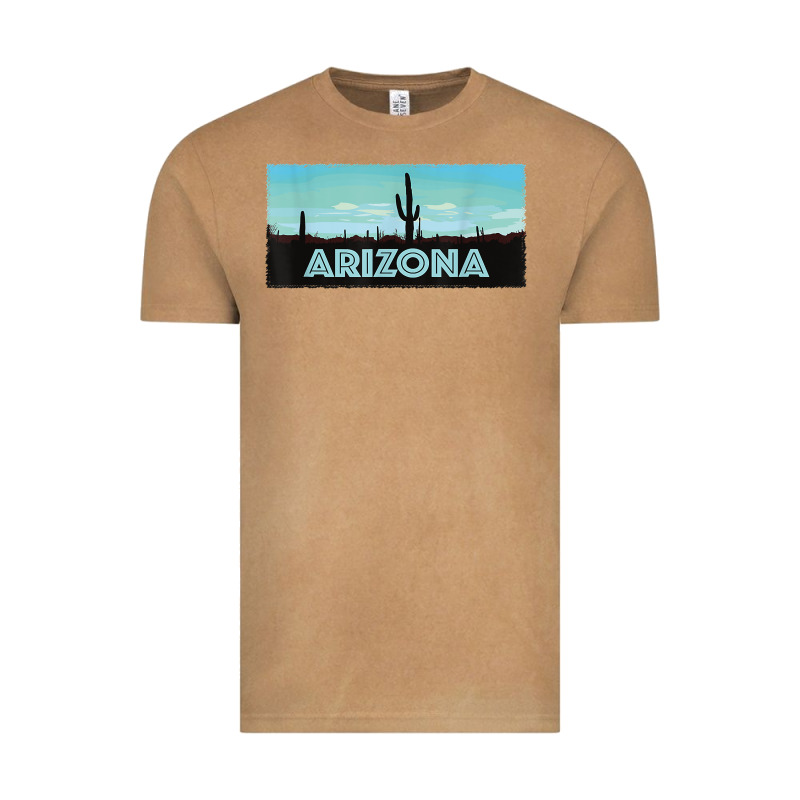 Arizona Shirt   Saguaro Cactus Desert Landscape T Shirt Vintage Tee by linhVisuals | Teevron