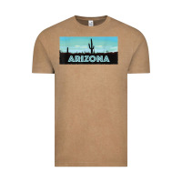 Vintage Coffee arizona shirt   saguaro cactus desert landscape t shirt Vintage Tee - linhVisuals
