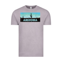 Vintage Zinc arizona shirt   saguaro cactus desert landscape t shirt Vintage Tee - linhVisuals