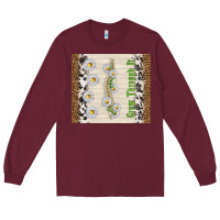 Burgundy grow through it Long Sleeve Tee - TumblerDesignByShophia