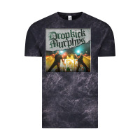 Cloud Black drop Vintage Tee - linhVisuals