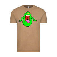 Vintage Coffee slimer ghost anime Vintage Tee - linhVisuals