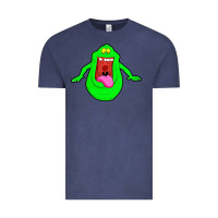 Vintage Denim slimer ghost anime Vintage Tee - linhVisuals