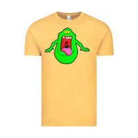 Vintage Mustard slimer ghost anime Vintage Tee - linhVisuals