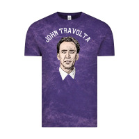 Cloud Purple sports nicolas cage as john travolta Vintage Tee - linhVisuals